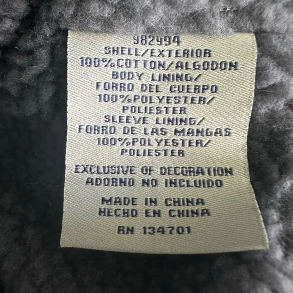 Boston Traders Men's Cable Knit Sweater with Sherpa Lining Full‎ Zip Sz XL